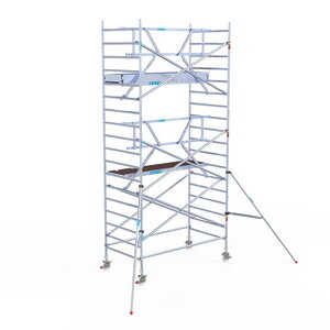 Euroscaffold Rolsteiger Professional 135x250 6,2m werkhoogte enkele voorloopleuning Rolsteiger Professional 135x250 6,2m werkhoogte enkele voorloopleuning