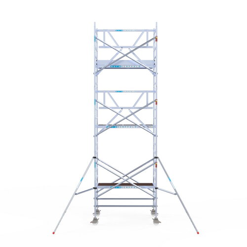 Rolsteiger Professional 135x190 7,2m werkhoogte enkele voorloopleuning Euroscaffold Rolsteiger Professional 135x190 7,2m werkhoogte enkele voorloopleuning