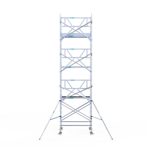 Rolsteiger Professional 135x190 8,2m werkhoogte enkele voorloopleuning Euroscaffold Rolsteiger Professional 135x190 8,2m werkhoogte enkele voorloopleuning