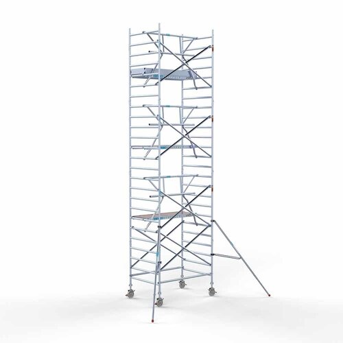Rolsteiger Professional 135x190 8,2m werkhoogte enkele voorloopleuning Euroscaffold Rolsteiger Professional 135x190 8,2m werkhoogte enkele voorloopleuning