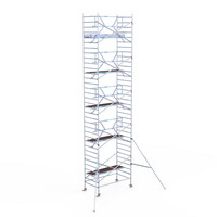 Euroscaffold Rolsteiger Professional 135x250 11,2m werkhoogte enkele voorloopleuning