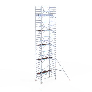 Euroscaffold Rolsteiger Professional 135x250 11,2m werkhoogte enkele voorloopleuning Rolsteiger Professional 135x250 11,2m werkhoogte enkele voorloopleuning