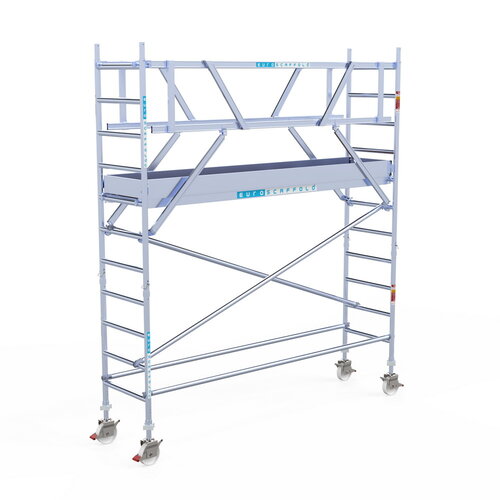 Euroscaffold Rolsteiger Professional 75x305 4,2m werkhoogte dubbele voorloopleuning