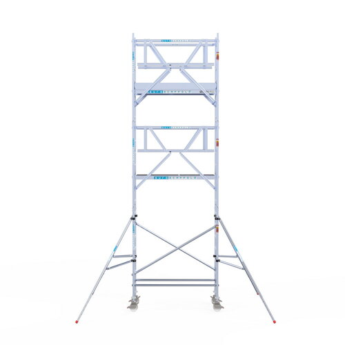 Rolsteiger Professional 75x190 7,2m werkhoogte dubbele voorloopleuning Euroscaffold Rolsteiger Professional 75x190 7,2m werkhoogte dubbele voorloopleuning