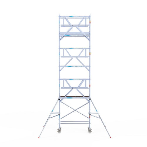 Rolsteiger Professional 75x190 8,2m werkhoogte dubbele voorloopleuning Euroscaffold Rolsteiger Professional 75x190 8,2m werkhoogte dubbele voorloopleuning