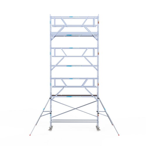 Rolsteiger Professional 75x305 8,2m werkhoogte dubbele voorloopleuning Euroscaffold Rolsteiger Professional 75x305 8,2m werkhoogte dubbele voorloopleuning