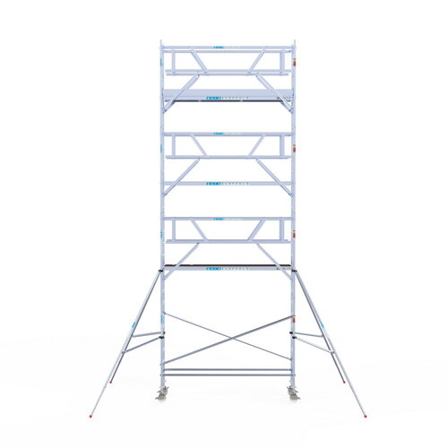 Rolsteiger Professional 75x305 9,2m werkhoogte dubbele voorloopleuning Euroscaffold Rolsteiger Professional 75x305 9,2m werkhoogte dubbele voorloopleuning