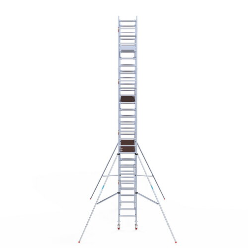 Rolsteiger Professional 75x305 9,2m werkhoogte dubbele voorloopleuning Euroscaffold Rolsteiger Professional 75x305 9,2m werkhoogte dubbele voorloopleuning