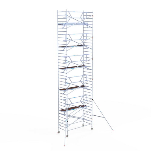 Rolsteiger Professional 135x305 12,2m werkhoogte enkele voorloopleuning Euroscaffold Rolsteiger Professional 135x305 12,2m werkhoogte enkele voorloopleuning