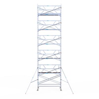 Euroscaffold Rolsteiger Professional 135x305 12,2m werkhoogte enkele voorloopleuning Euroscaffold Rolsteiger Professional 135x305 12,2m werkhoogte enkele voorloopleuning