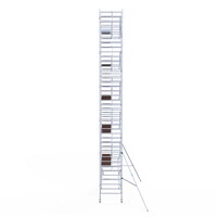 Euroscaffold Rolsteiger Professional 135x305 12,2m werkhoogte enkele voorloopleuning Euroscaffold Rolsteiger Professional 135x305 12,2m werkhoogte enkele voorloopleuning