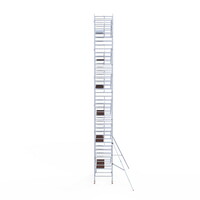 Euroscaffold Rolsteiger Professional 135x250 13,2m werkhoogte enkele voorloopleuning