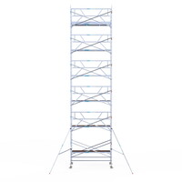 Euroscaffold Rolsteiger Professional 135x305 13,2m werkhoogte enkele voorloopleuning