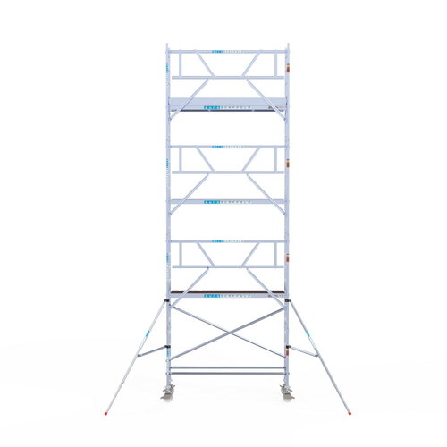 Rolsteiger Professional 75 x 250 x 8,2m werkhoogte incl. lichtgewicht platform + enkele voorloopleuning Euroscaffold Rolsteiger Professional 75 x 250 x 8,2m werkhoogte incl. lichtgewicht platform + enkele voorloopleuning