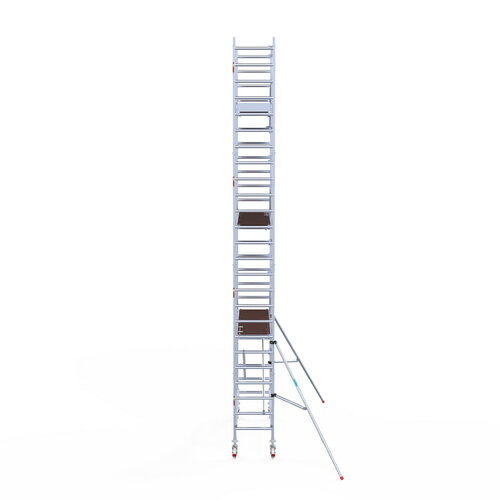 Rolsteiger Professional 75 x 250 x 8,2m werkhoogte incl. lichtgewicht platform + enkele voorloopleuning Euroscaffold Rolsteiger Professional 75 x 250 x 8,2m werkhoogte incl. lichtgewicht platform + enkele voorloopleuning
