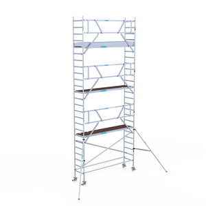 Euroscaffold Rolsteiger Professional 75x305 8,2m werkhoogte lichtgewicht enkele voorloopleuning Rolsteiger Professional 75x305 8,2m werkhoogte lichtgewicht enkele voorloopleuning