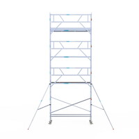 Euroscaffold Rolsteiger Professional 75 x 305 x 9,2m werkhoogte incl. lichtgewicht platform + enkele voorloopleuning Euroscaffold Rolsteiger Professional 75 x 305 x 9,2m werkhoogte incl. lichtgewicht platform + enkele voorloopleuning