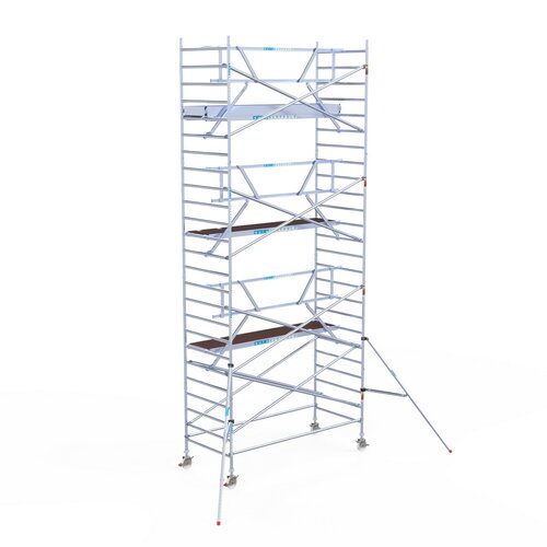 Rolsteiger Professional 135 x 305 x 8,2m werkhoogte incl. lichtgewicht platform + enkele voorloopleuning Euroscaffold Rolsteiger Professional 135 x 305 x 8,2m werkhoogte incl. lichtgewicht platform + enkele voorloopleuning