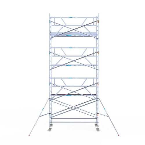 Rolsteiger Professional 135 x 305 x 8,2m werkhoogte incl. lichtgewicht platform + enkele voorloopleuning Euroscaffold Rolsteiger Professional 135 x 305 x 8,2m werkhoogte incl. lichtgewicht platform + enkele voorloopleuning