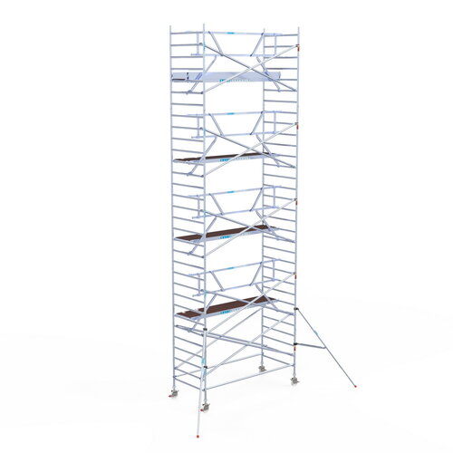 Rolsteiger Professional 135 x 305 x 10,2m werkhoogte incl. lichtgewicht platform + enkele voorloopleuning Euroscaffold Rolsteiger Professional 135 x 305 x 10,2m werkhoogte incl. lichtgewicht platform + enkele voorloopleuning