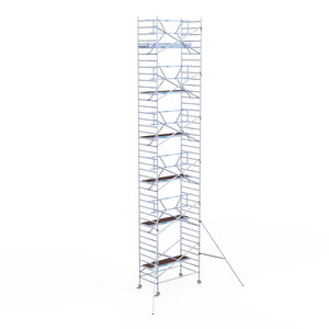 Euroscaffold Rolsteiger Professional 135 x 250 x 13,2m werkhoogte incl. lichtgewicht platform + enkele voorloopleuning Rolsteiger Professional 135 x 250 x 13,2m werkhoogte incl. lichtgewicht platform + enkele voorloopleuning