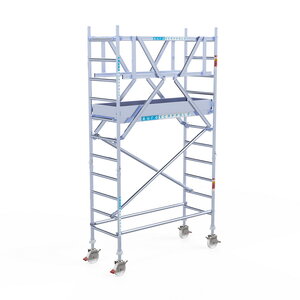 Euroscaffold Rolsteiger Professional 75 x 190 x 4,2m incl. lichtgewicht platform + dubbele voorloopleuning Rolsteiger Professional 75 x 190 x 4,2m incl. lichtgewicht platform + dubbele voorloopleuning