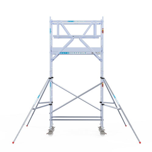 Euroscaffold Rolsteiger Professional 75 x 190 x 5,2m incl. lichtgewicht platform + dubbele voorloopleuning