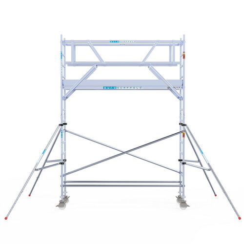 Rolsteiger Professional 75 x 305 x 5,2m incl. lichtgewicht platform + dubbele voorloopleuning Euroscaffold Rolsteiger Professional 75 x 305 x 5,2m incl. lichtgewicht platform + dubbele voorloopleuning