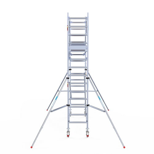 Rolsteiger Professional 75 x 305 x 5,2m incl. lichtgewicht platform + dubbele voorloopleuning Euroscaffold Rolsteiger Professional 75 x 305 x 5,2m incl. lichtgewicht platform + dubbele voorloopleuning