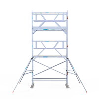 Euroscaffold Rolsteiger Professional 75 x 250 x 6,2m incl. lichtgewicht platform + dubbele voorloopleuning