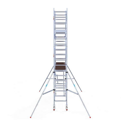 Rolsteiger Professional 75 x 305 x 6,2m incl. lichtgewicht platform + dubbele voorloopleuning Euroscaffold Rolsteiger Professional 75 x 305 x 6,2m incl. lichtgewicht platform + dubbele voorloopleuning