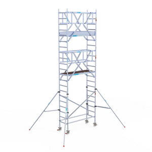 Euroscaffold Rolsteiger Professional 75x190 7,2m lichtgewicht platform dubbele voorloopleuning Rolsteiger Professional 75x190 7,2m lichtgewicht platform dubbele voorloopleuning