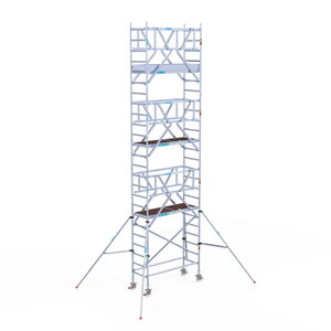 Euroscaffold Rolsteiger Professional 75x190x8,2m incl. lichtgewicht platform + dubbele voorloopleuning Rolsteiger Professional 75x190x8,2m incl. lichtgewicht platform + dubbele voorloopleuning