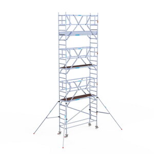 Euroscaffold Rolsteiger Professional 75x250 8,2m lichtgewicht platform dubbele voorloopleuning Rolsteiger Professional 75x250 8,2m lichtgewicht platform dubbele voorloopleuning