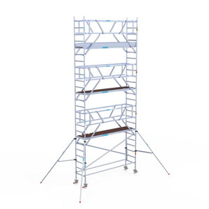 Euroscaffold Rolsteiger Professional 75x305 8,2m lichtgewicht platform dubbele voorloopleuning Rolsteiger Professional 75x305 8,2m lichtgewicht platform dubbele voorloopleuning