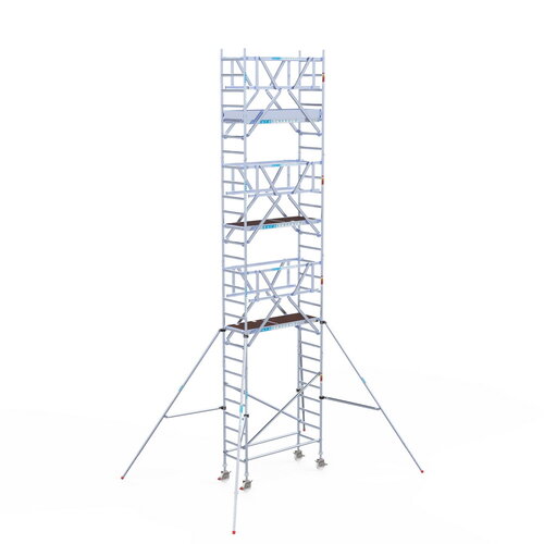 Rolsteiger Professional 75 x 190 x 9,2m incl. lichtgewicht platform + dubbele voorloopleuning Euroscaffold Rolsteiger Professional 75 x 190 x 9,2m incl. lichtgewicht platform + dubbele voorloopleuning