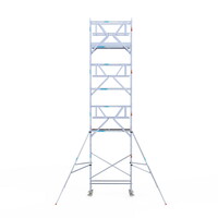 Euroscaffold Rolsteiger Professional 75 x 190 x 9,2m incl. lichtgewicht platform + dubbele voorloopleuning