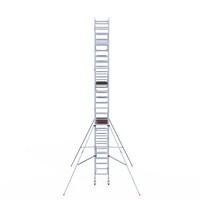 Euroscaffold Rolsteiger Professional 75 x 190 x 9,2m incl. lichtgewicht platform + dubbele voorloopleuning