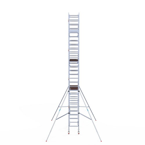 Rolsteiger Professional 75 x 190 x 9,2m incl. lichtgewicht platform + dubbele voorloopleuning Euroscaffold Rolsteiger Professional 75 x 190 x 9,2m incl. lichtgewicht platform + dubbele voorloopleuning