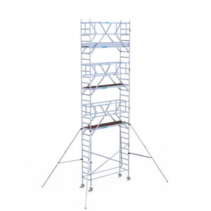 Euroscaffold Rolsteiger Professional 75x250 9,2m lichtgewicht platform dubbele voorloopleuning Rolsteiger Professional 75x250 9,2m lichtgewicht platform dubbele voorloopleuning