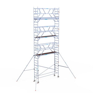 Euroscaffold Rolsteiger Professional 75x305 9,2m lichtgewicht platform dubbele voorloopleuning Rolsteiger Professional 75x305 9,2m lichtgewicht platform dubbele voorloopleuning