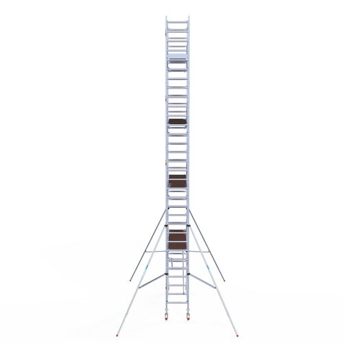 Rolsteiger Professional 75 x 305 x 10,2m incl. lichtgewicht platform + dubbele voorloopleuning Euroscaffold Rolsteiger Professional 75 x 305 x 10,2m incl. lichtgewicht platform + dubbele voorloopleuning