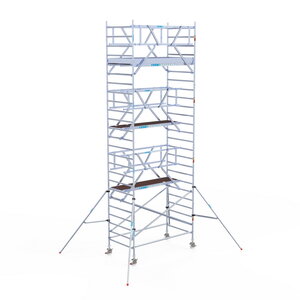 Euroscaffold Rolsteiger Professional 135x250 8,2m werkhoogte carbon vloer dubbele voorloopleuning Rolsteiger Professional 135x250 8,2m werkhoogte carbon vloer dubbele voorloopleuning