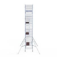 Euroscaffold Rolsteiger Professional 135x250 9,2m werkhoogte carbon vloer dubbele voorloopleuning Euroscaffold Rolsteiger Professional 135x250 9,2m werkhoogte carbon vloer dubbele voorloopleuning