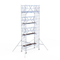 Euroscaffold Rolsteiger Professional 135x305 9,2m werkhoogte carbon vloer dubbele voorloopleuning