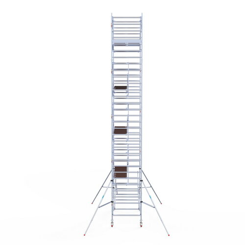 Euroscaffold Rolsteiger Professional 135x250 10,2m werkhoogte carbon vloer dubbele voorloopleuning