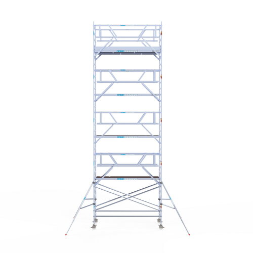 Rolsteiger Professional 135x305 10,2m werkhoogte carbon vloer dubbele voorloopleuning Euroscaffold Rolsteiger Professional 135x305 10,2m werkhoogte carbon vloer dubbele voorloopleuning