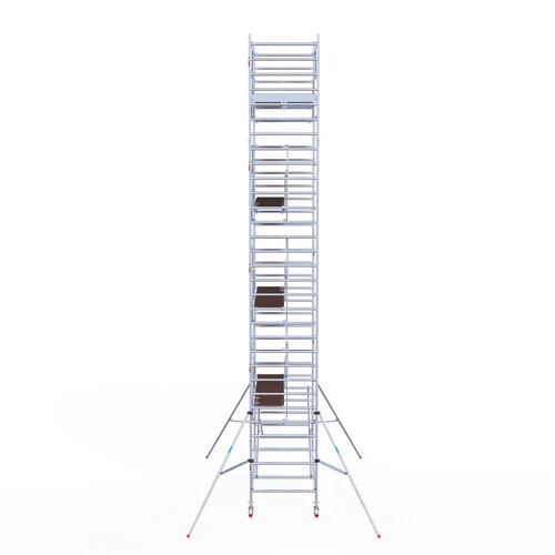 Rolsteiger Professional 135x305 10,2m werkhoogte carbon vloer dubbele voorloopleuning Euroscaffold Rolsteiger Professional 135x305 10,2m werkhoogte carbon vloer dubbele voorloopleuning