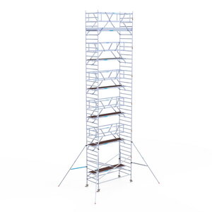 Euroscaffold Rolsteiger Professional 135x305 13,2m werkhoogte carbon vloer dubbele voorloopleuning Rolsteiger Professional 135x305 13,2m werkhoogte carbon vloer dubbele voorloopleuning