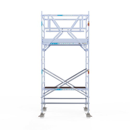 Rolsteiger Professional 135x190 5,2m werkhoogte dubbele voorloopleuning Euroscaffold Rolsteiger Professional 135x190 5,2m werkhoogte dubbele voorloopleuning